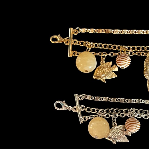 Sea Life Layered Charm Bracelet - Picture 8 of 8